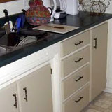 Painted Melamine Cabinets